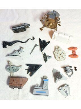 Vintage Micro Machines & Other Space Lot Star Wars Sci-Fi Spaceship Toy #D-6